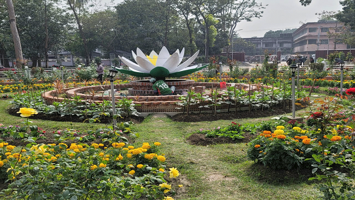 নতুন রূপে ফিরেছে রামেক হাসপাতালের সৌন্দর্য