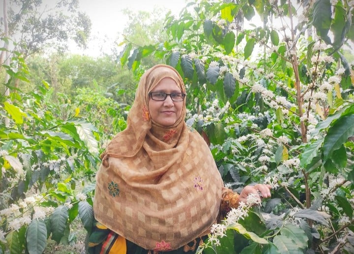 কফি ও ড্রাগন চাষে সফল খাদিজা