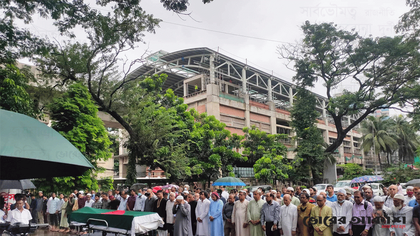 প্রেস ক্লাবে তোয়াব খানের জানাজা অনুষ্ঠিত