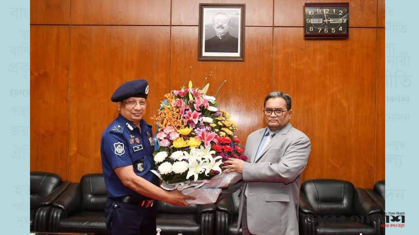 প্রধান বিচারপতির সঙ্গে আইজিপির সৌজন্য সাক্ষাৎ