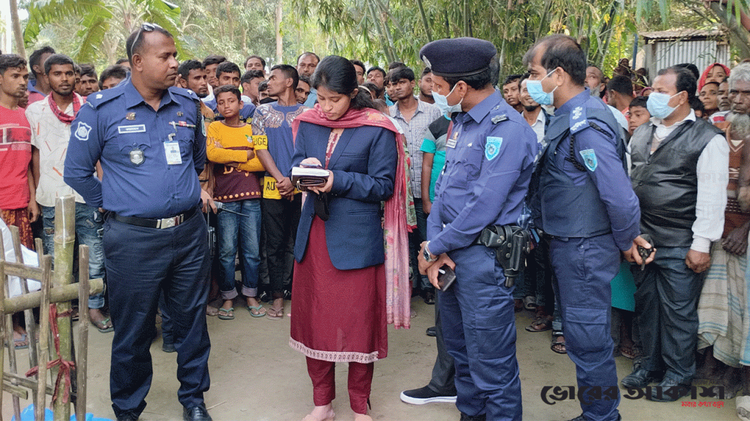 দুইমাস পর কবর থেকে কৃষকের মরদেহ উত্তোলন