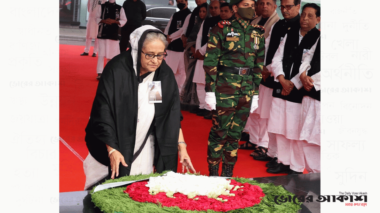 বঙ্গবন্ধু ও শহীদ বুদ্ধিজীবীদের প্রতি প্রধানমন্ত্রীর গভীর শ্রদ্ধা