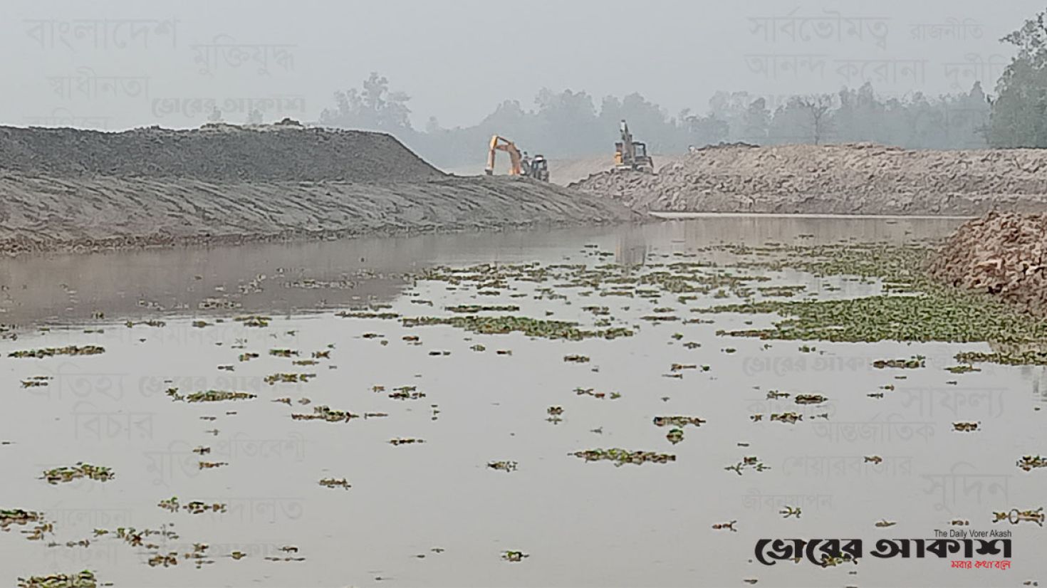 পীরগঞ্জে শান নদী খননে কৃষকের মুখে হাসি