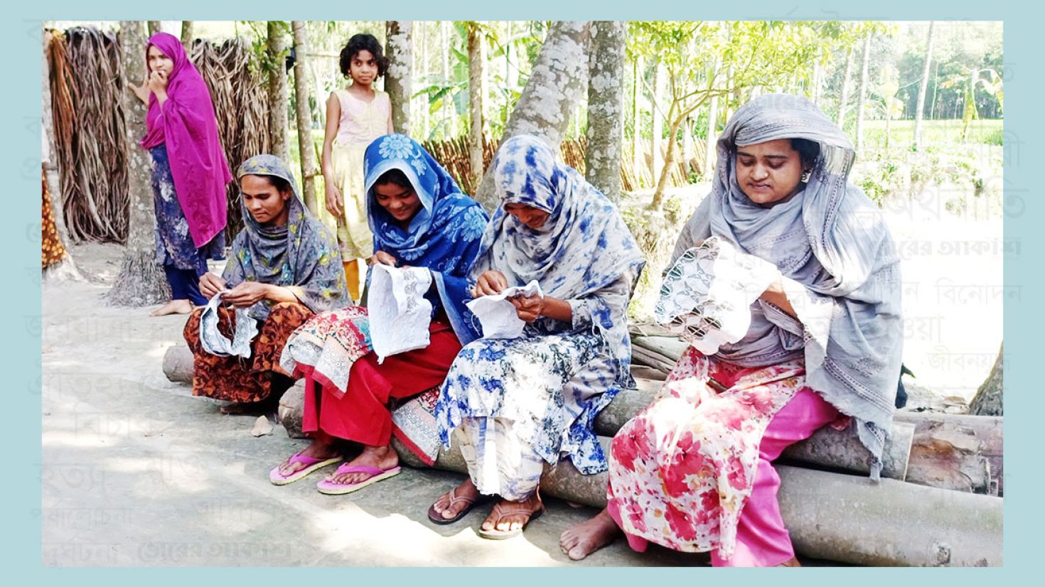 সুঁই-সুতায় সচ্ছল কাউনিয়ার নারীরা