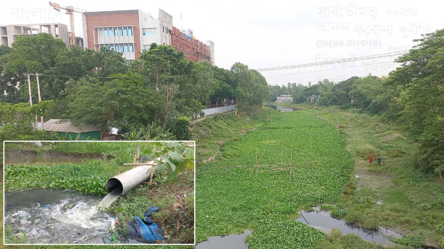 দূষণের কবলে গাজীখালী নদী, শঙ্কায় স্থানীয়রা