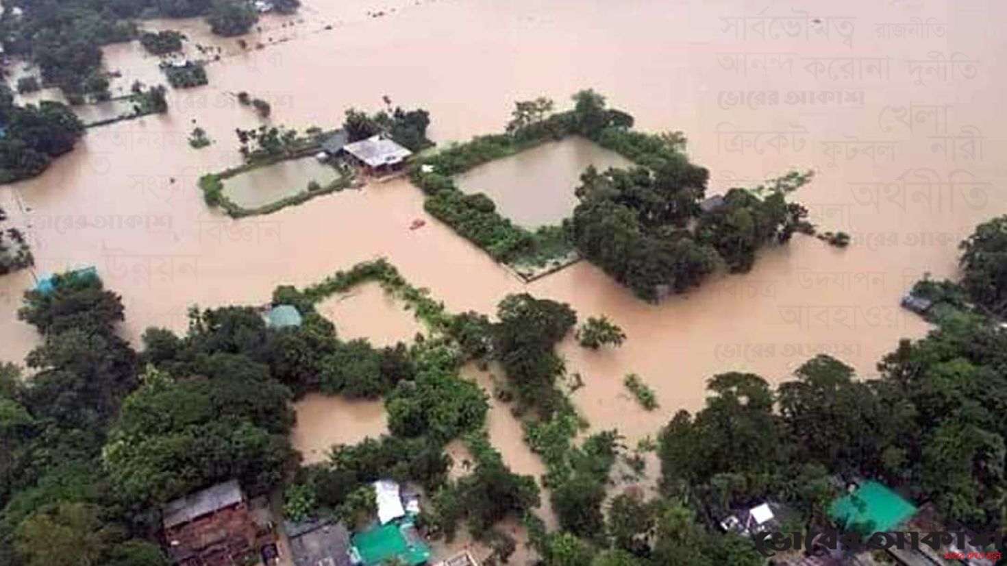 বন্যায় ক্ষতিগ্রস্ত দুই লাখ কৃষক