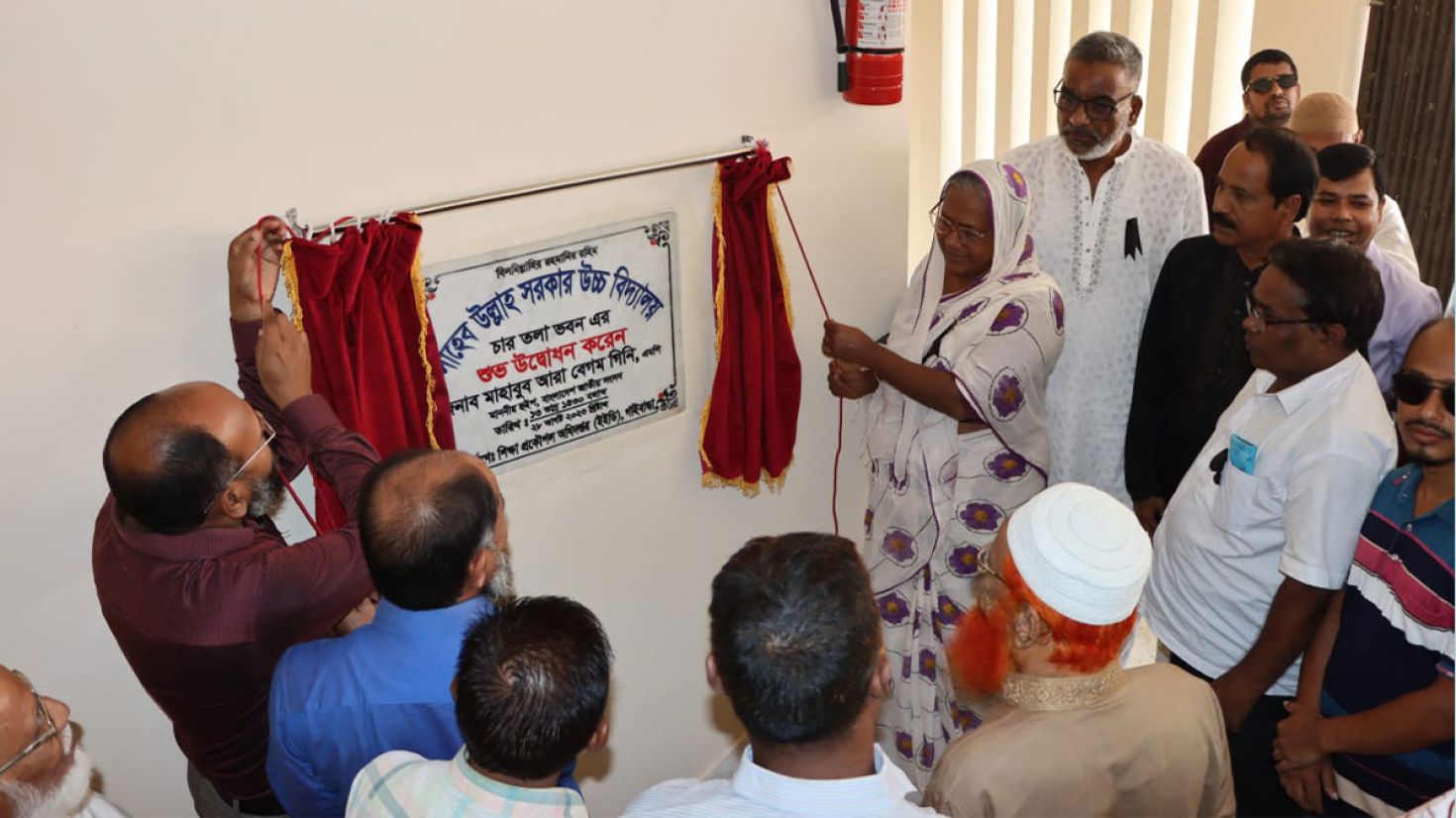 গাইবান্ধায় দুটি বিদ্যালয়ের নব নির্মিত একাডেমিক ভবনের শুভ উদ্বোধন