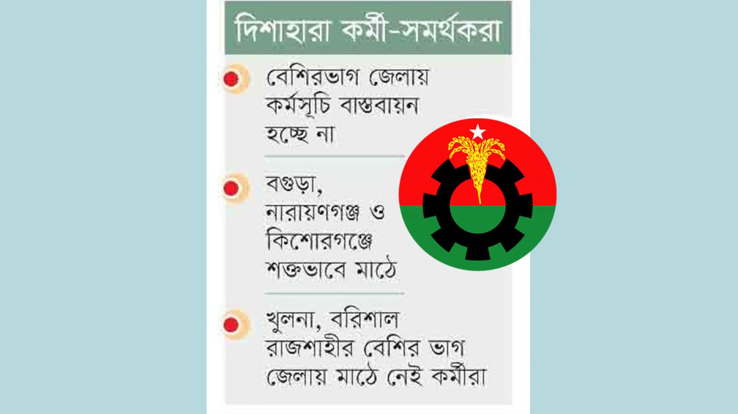 গ্রেপ্তার এড়ানোর অজুহাতে  বিচ্ছিন্ন বিএনপি নেতারা 