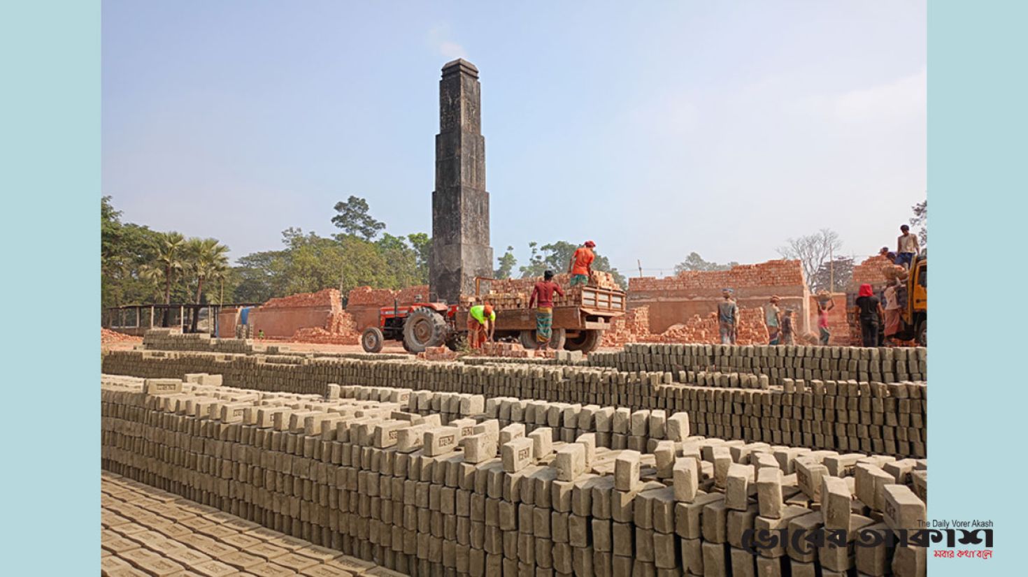 মনোহরদীতে চলছে অবৈধ ইটভাটা