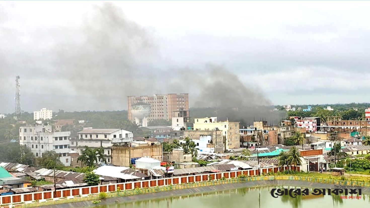 নোয়াখালী জেলা আ.লীগ কার্যালয়ে অগ্নিসংযোগ-ভাংচুর