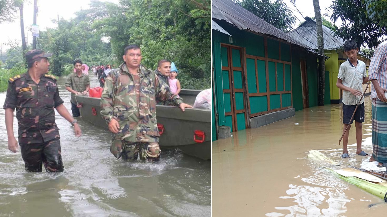 বন্যার্তদের সহযোগিতায় এক দিনের বেতন দিলো সেনাবাহিনী