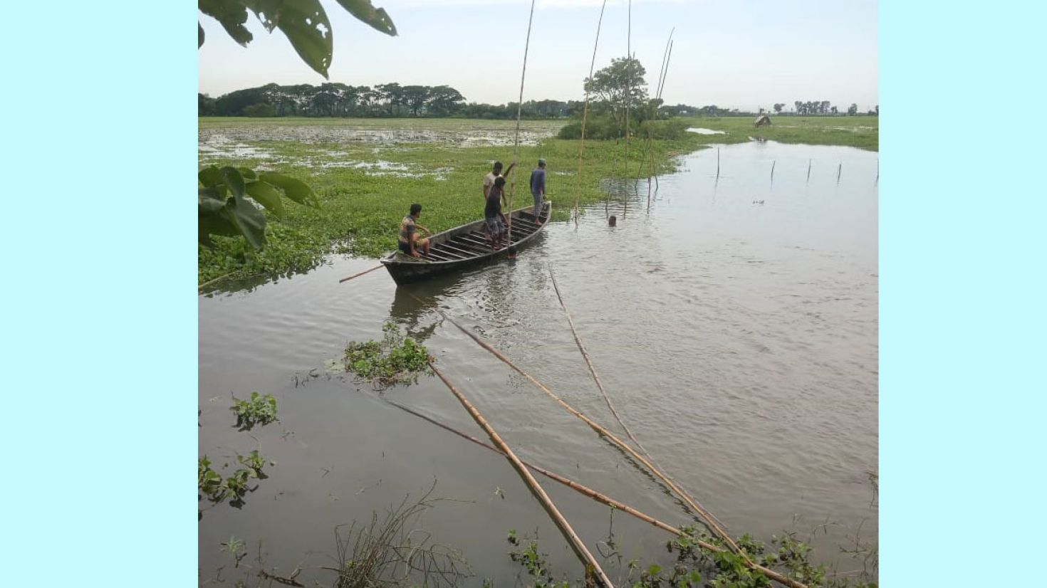 ভুলি খালের অবৈধ বাঁধ উচ্ছেদ করলো প্রশাসন