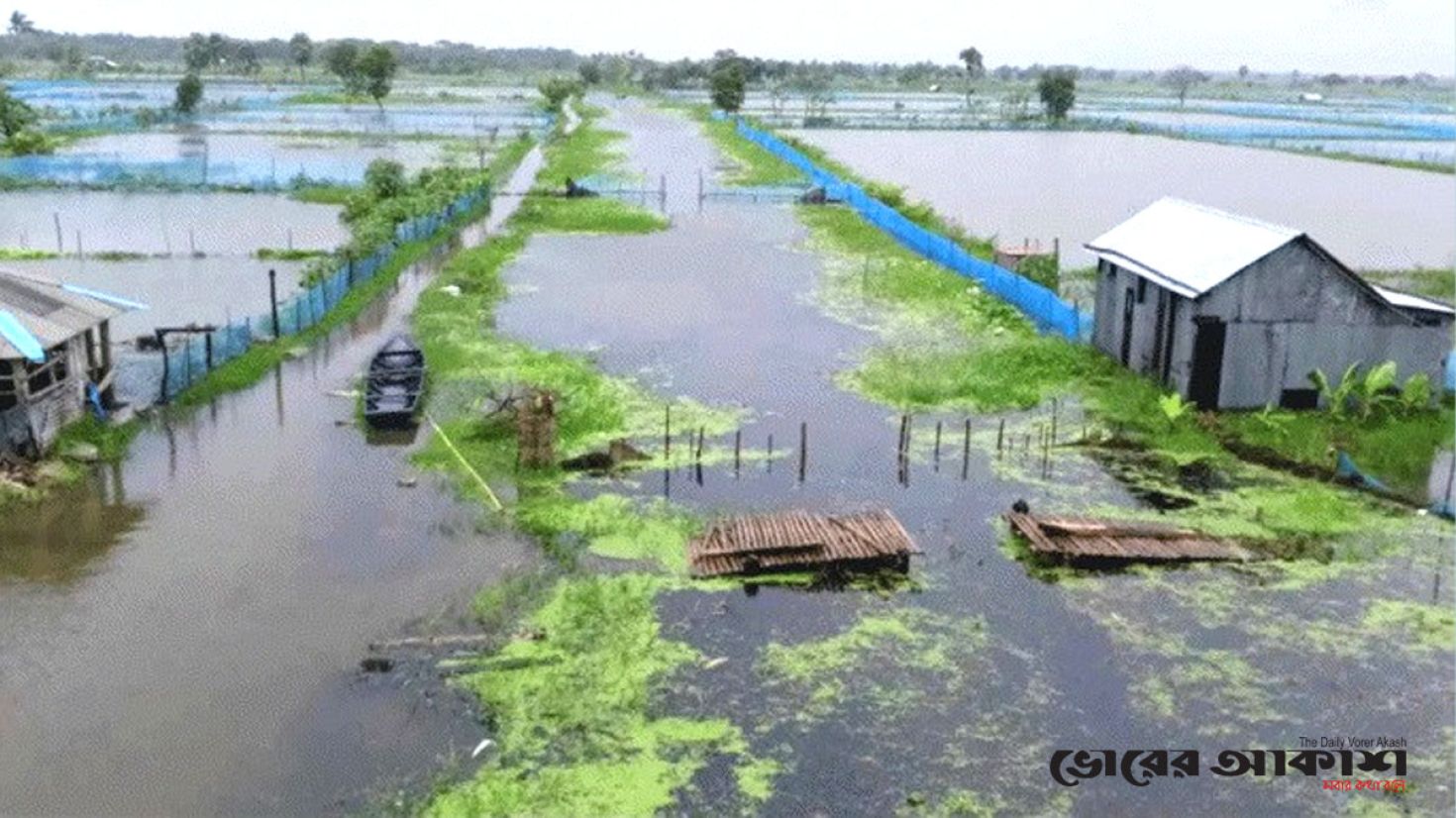 ভারীবর্ষণে খুলনায় ক্ষতি ১০০ কোটি টাকা