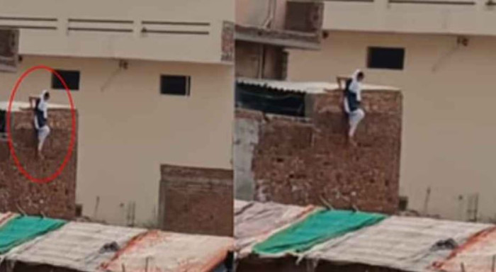 পরপুরুষের সঙ্গে হোটেলে, স্বামী পুলিশ নিয়ে আসতেই ছাদ থেকে লাফ নারীর!