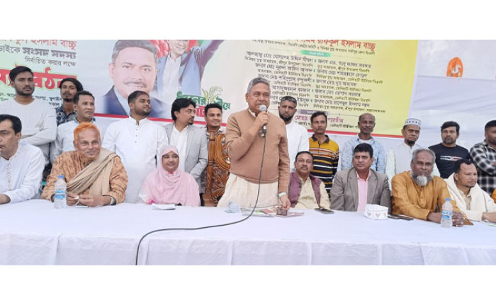 শ্রীপুরে বিএনপি মনোনীত প্রার্থীকে নির্বাচিত করতে গ্রাম্য বৈঠক